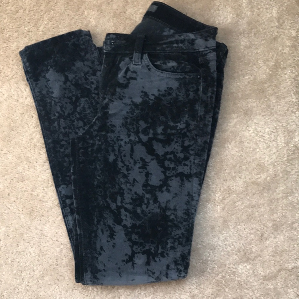 Joe’s velvet skinny jeans